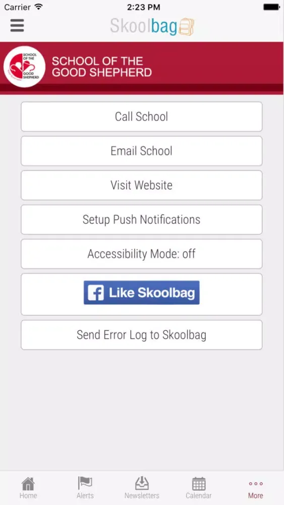 Capturas de tela do School of the Good Shepherd - Skoolbag