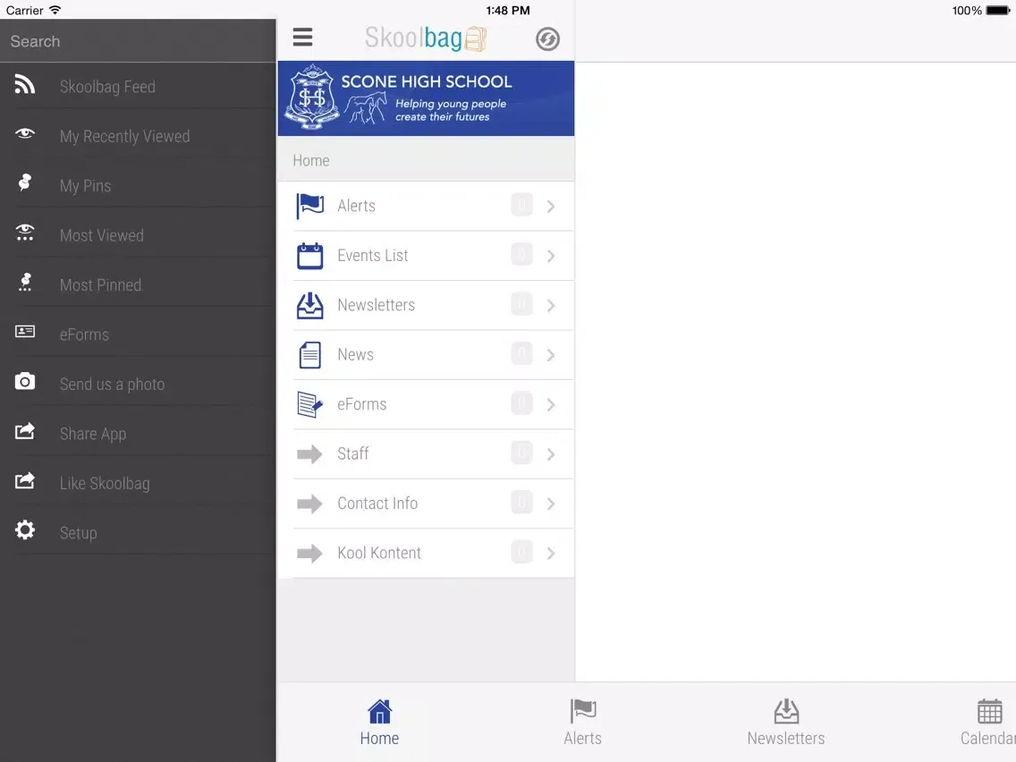 Scone High School iPad  Screenshots