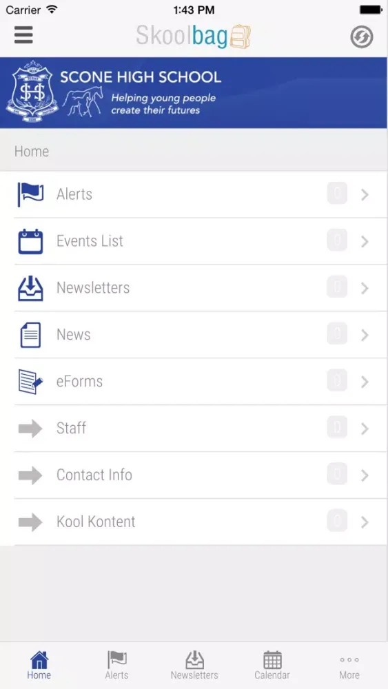 Scone High School Screenshots