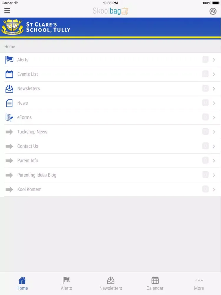 صور St Clare's School Tully - Skoolbag iPad 
