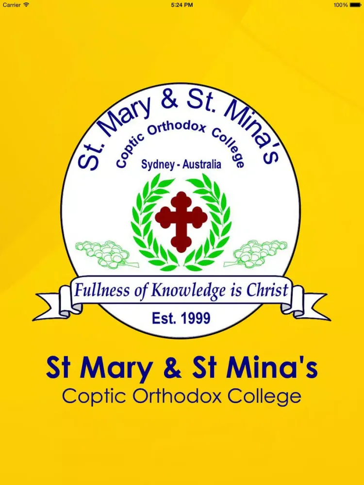 St Mary & St Mina's Coptic Orthodox College - Skoolbag iPad 应用截图