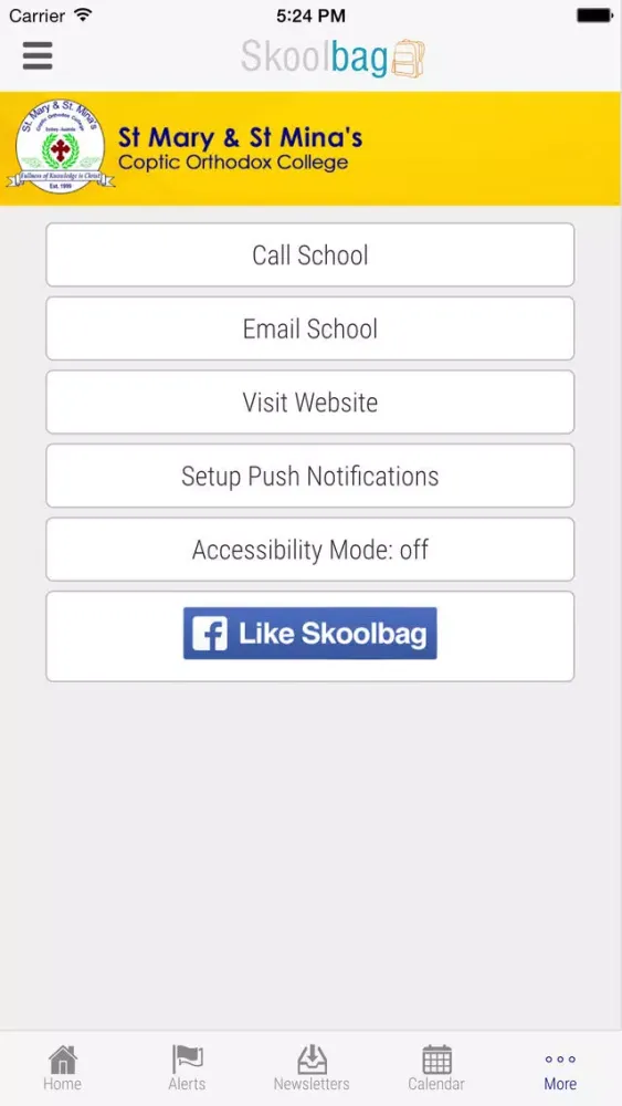 St Mary & St Mina's Coptic Orthodox College - Skoolbag应用截图