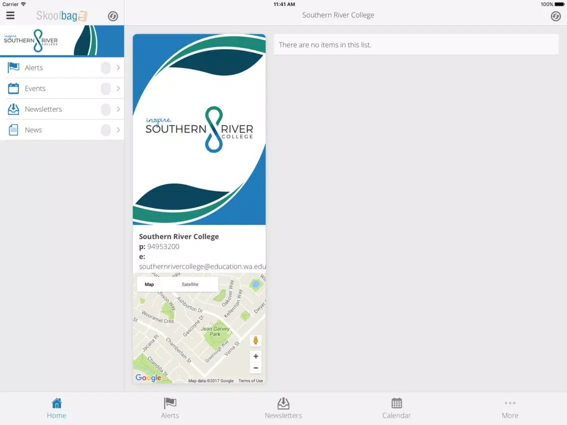 Southern River College - Skoolbag iPad 应用截图