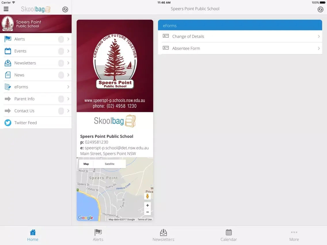 Zrzuty ekranu Speers Point Public School - Skoolbag iPad 