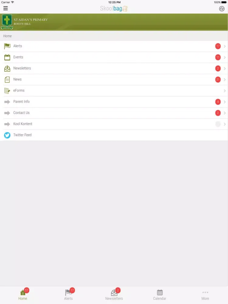 Zrzuty ekranu St Aidan's Primary Rooty Hill - Skoolbag iPad 