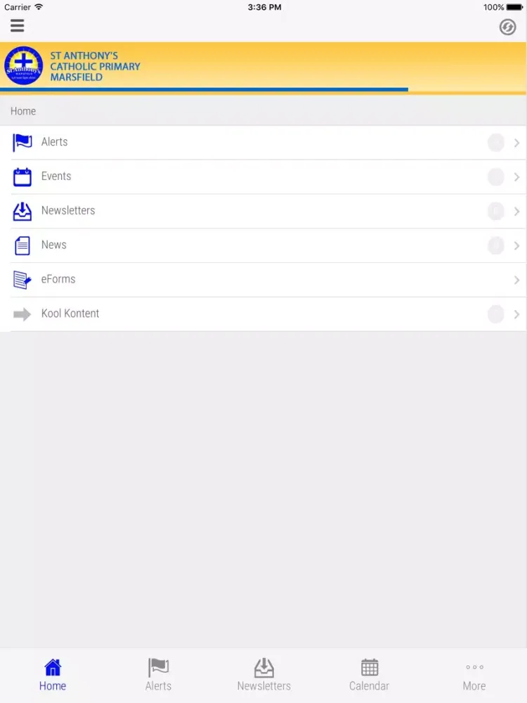 ภาพหน้าจอของ St Anthony's Catholic Primary Marsfield - Skoolbag iPad 