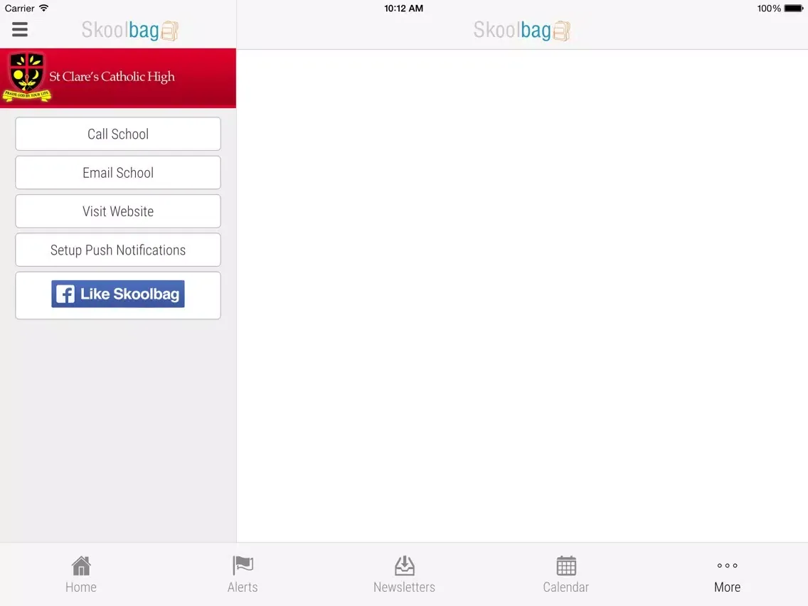 Capturas de tela do St Clare's Catholic High School Hassall Grove - Skoolbag iPad 