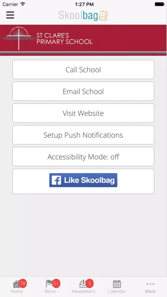 St Clare's Primary School - Skoolbag سکرین شاٹس