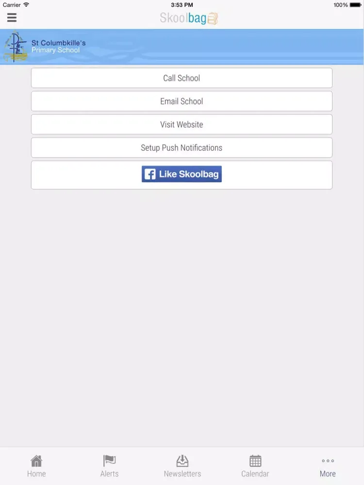 Ảnh chụp màn hình của St Columbkille's Catholic Primary - Skoolbag iPad 