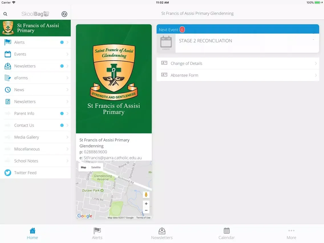 Zrzuty ekranu St Francis of Assisi Primary iPad 