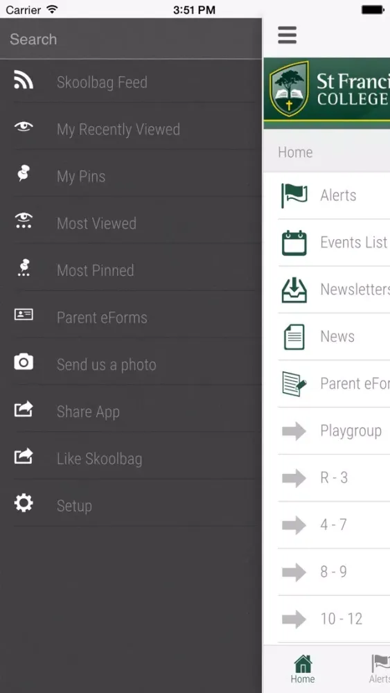 St Francis de Sales College - Skoolbag Screenshots