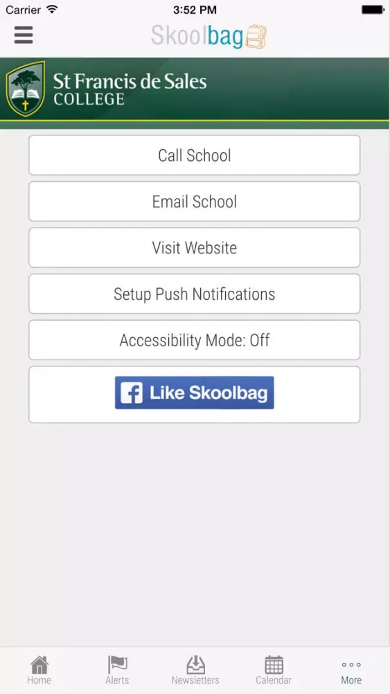 St Francis de Sales College - Skoolbag Screenshots