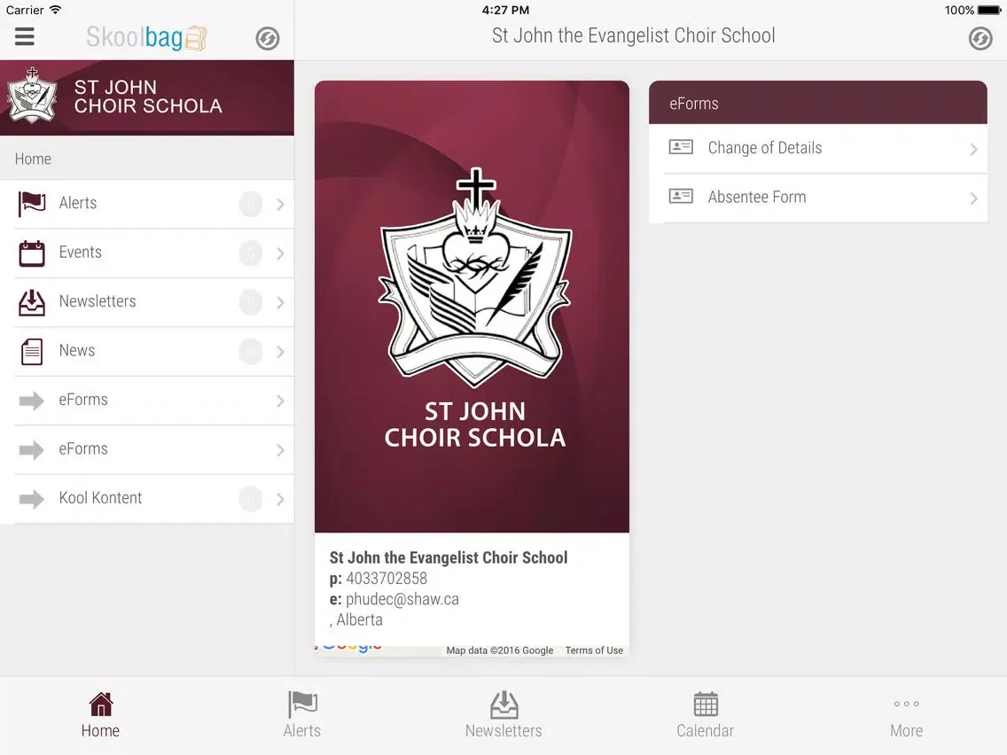 St John Choir Schola - Skoolbag iPad  স্ক্রিনশট