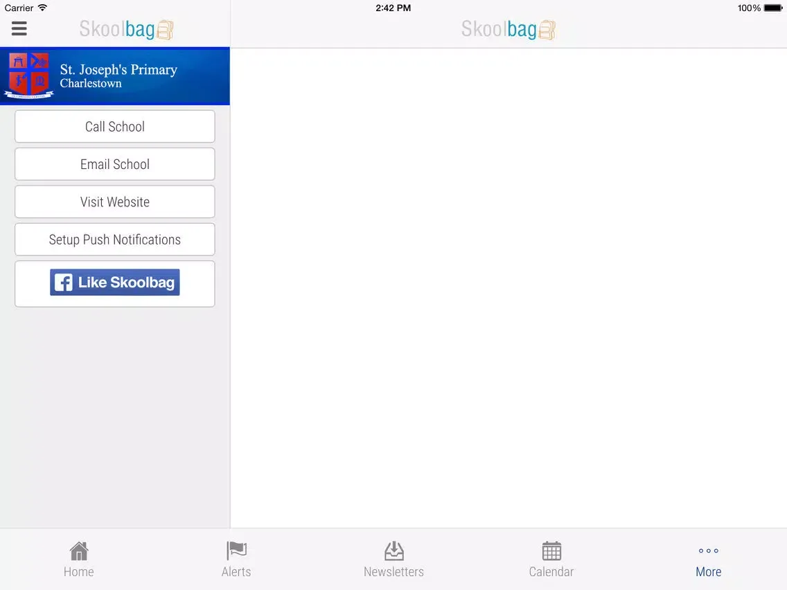 Screenshot di St Joseph's Primary School Charlestown - Skoolbag iPad 