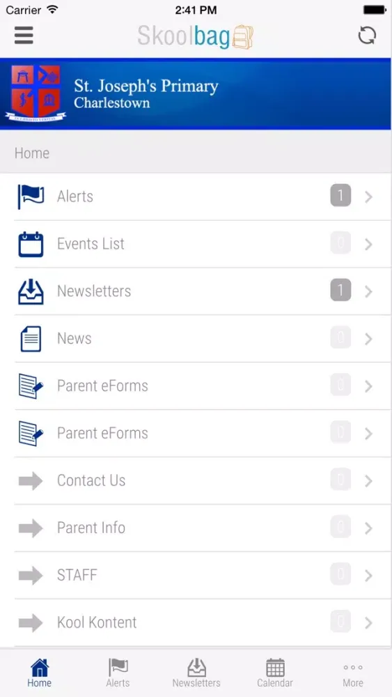 Screenshot di St Joseph's Primary School Charlestown - Skoolbag