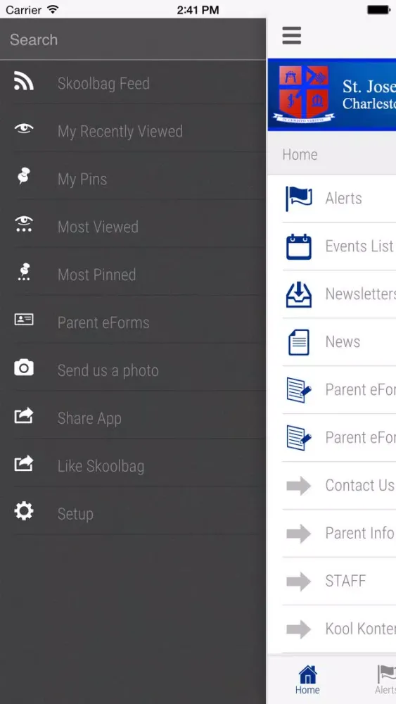 Screenshot di St Joseph's Primary School Charlestown - Skoolbag