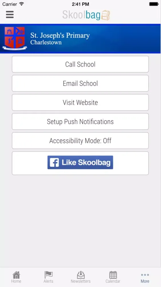 Screenshot di St Joseph's Primary School Charlestown - Skoolbag