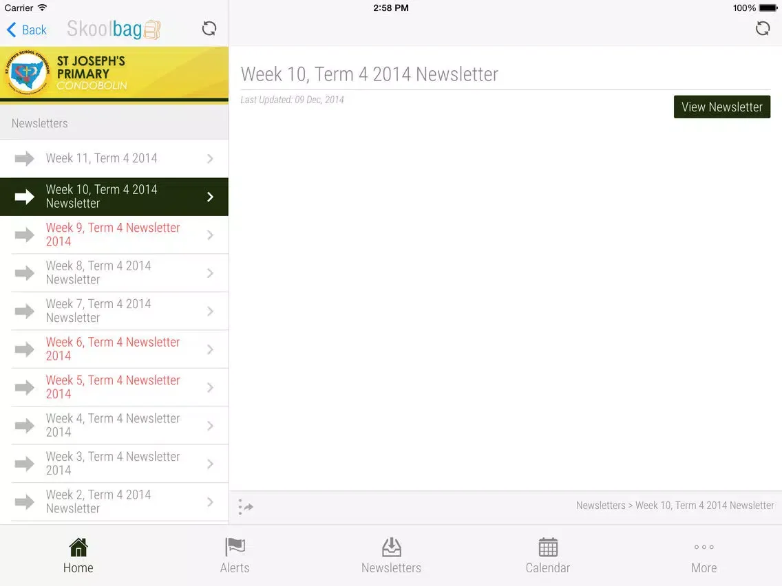 St Joseph's Primary School Condobolin - Skoolbag iPad  স্ক্রিনশট