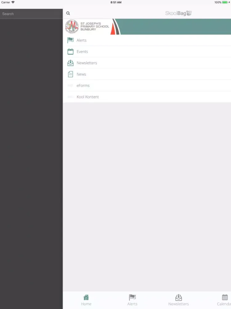 Capturas de tela do St Joseph's CPS Bunbury iPad 