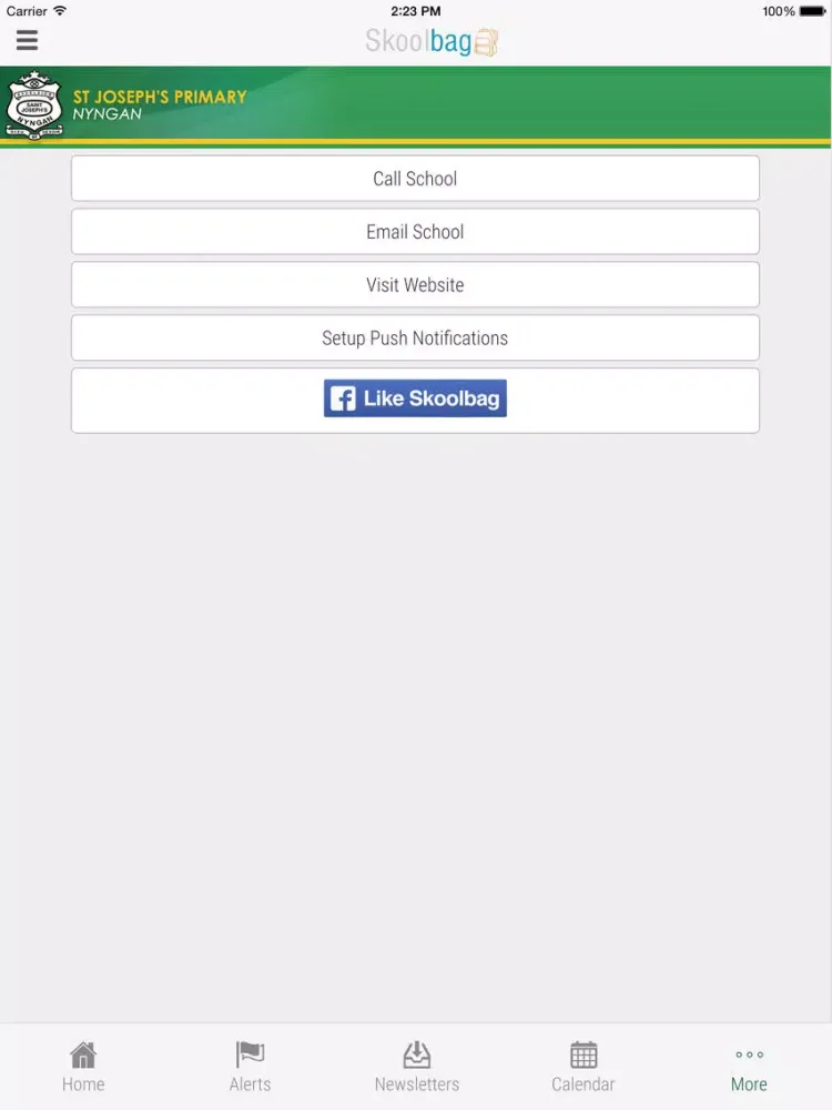 Ảnh chụp màn hình của St Joseph's Primary School Nyngan - Skoolbag iPad 