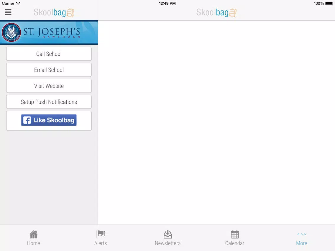 Zrzuty ekranu St Joseph's Primary School Hawthorn - Skoolbag iPad 