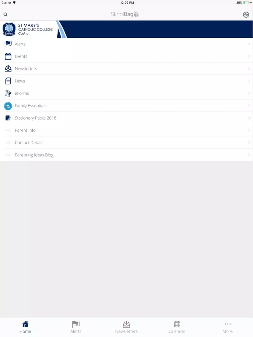 St Mary's Catholic College iPad 應用截圖