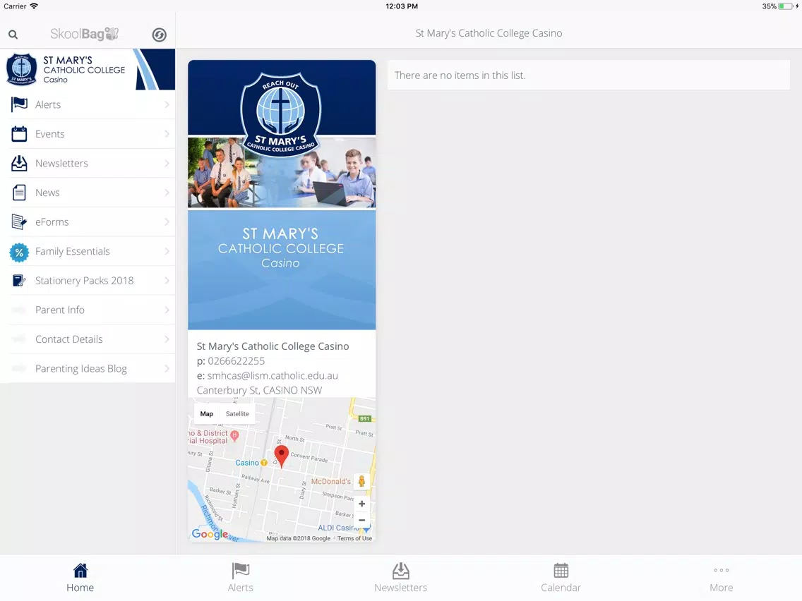St Mary's Catholic College iPad 應用截圖