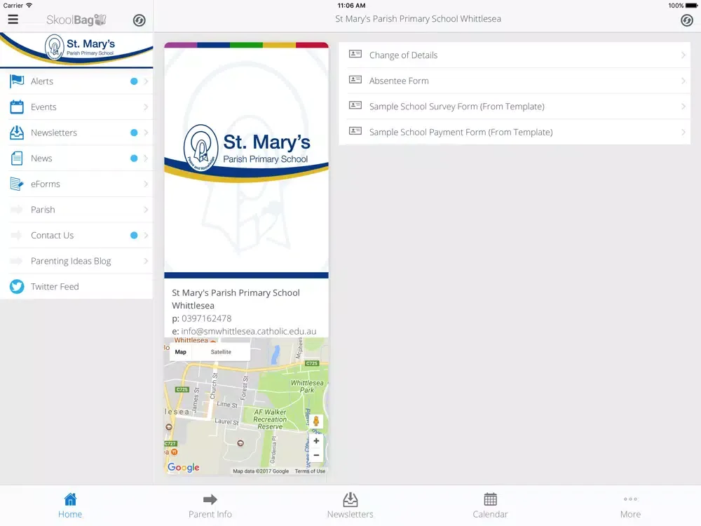 St Mary's Parish Primary School Whittlesea iPad 应用截图