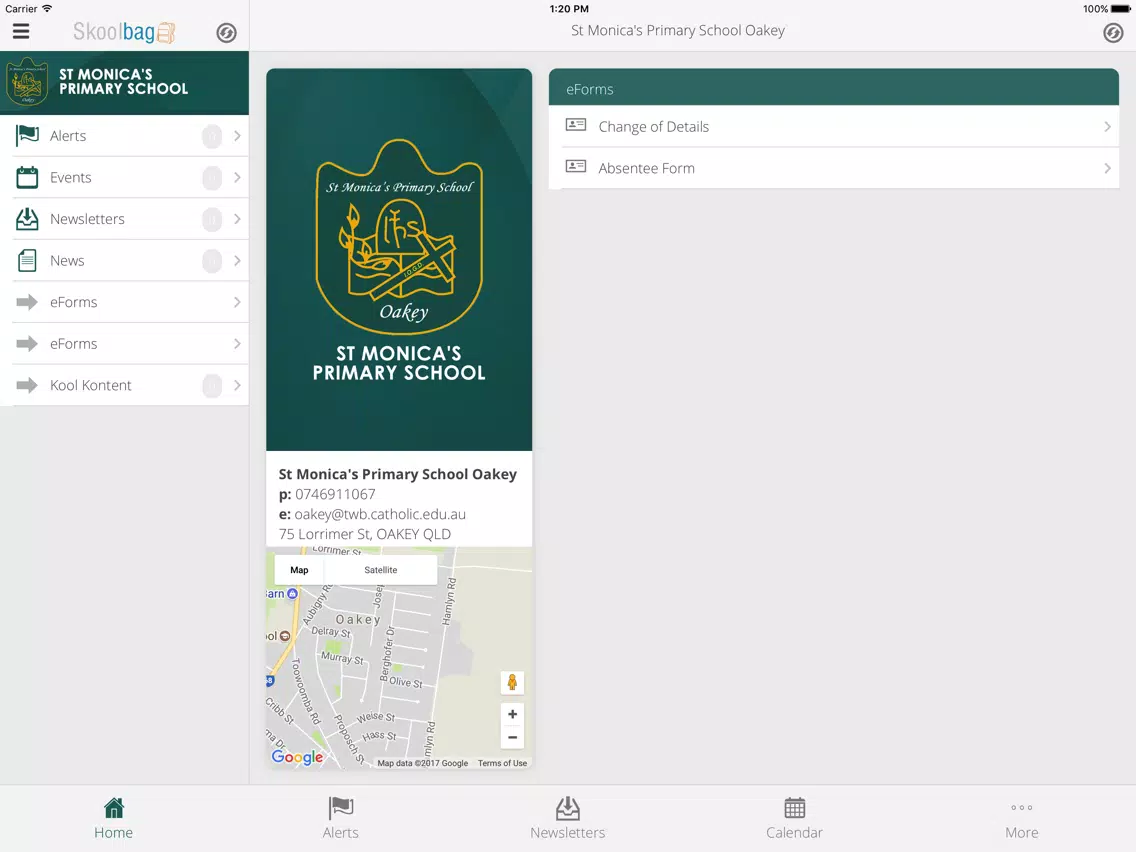 St Monica's Primary School Oakey - Skoolbag iPad 应用截图