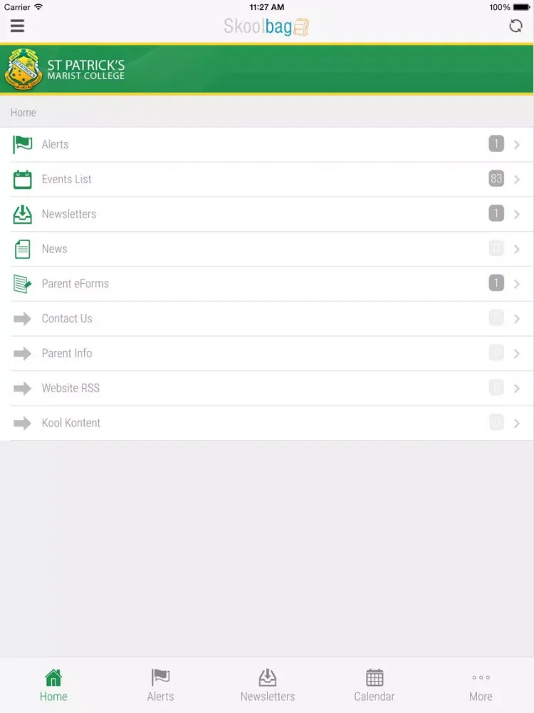 Скриншоты St Patrick’s Marist College Dundas - Skoolbag iPad 