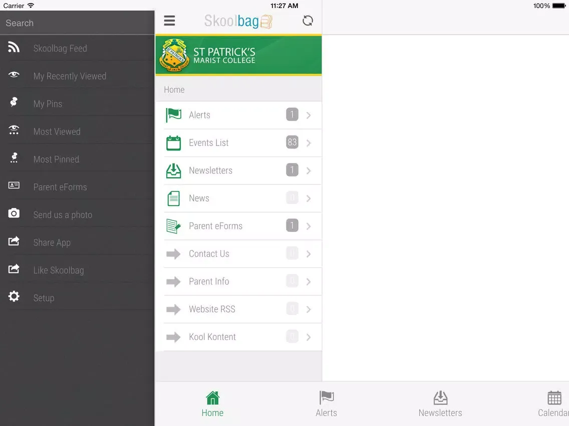 Скриншоты St Patrick’s Marist College Dundas - Skoolbag iPad 