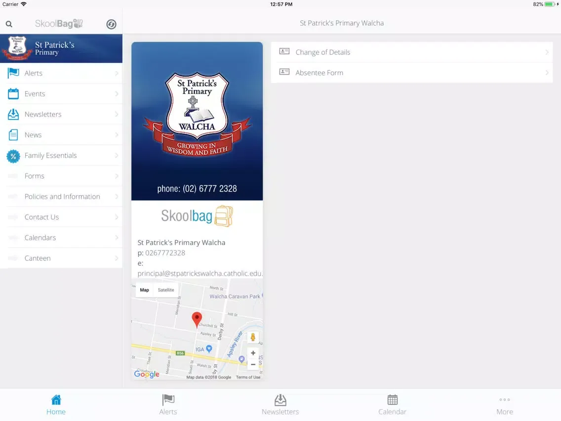 St Patricks Primary Walcha iPad  Screenshots