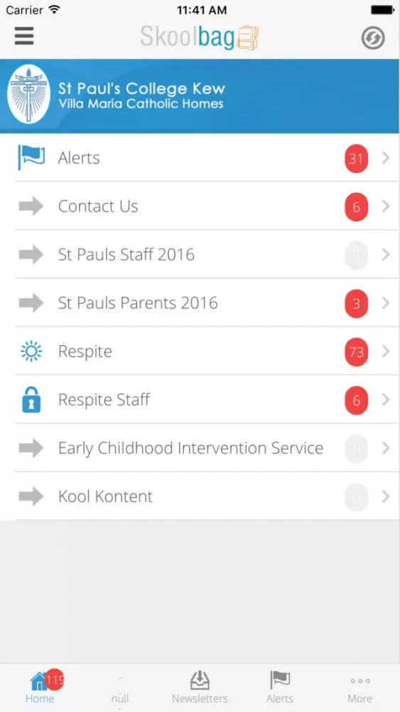 St Paul's College Kew Villa Maria Catholic Homes应用截图