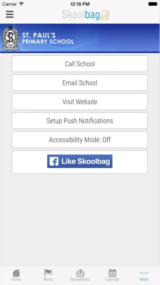 Ảnh chụp màn hình của St Paul's Primary School Coburg - Skoolbag