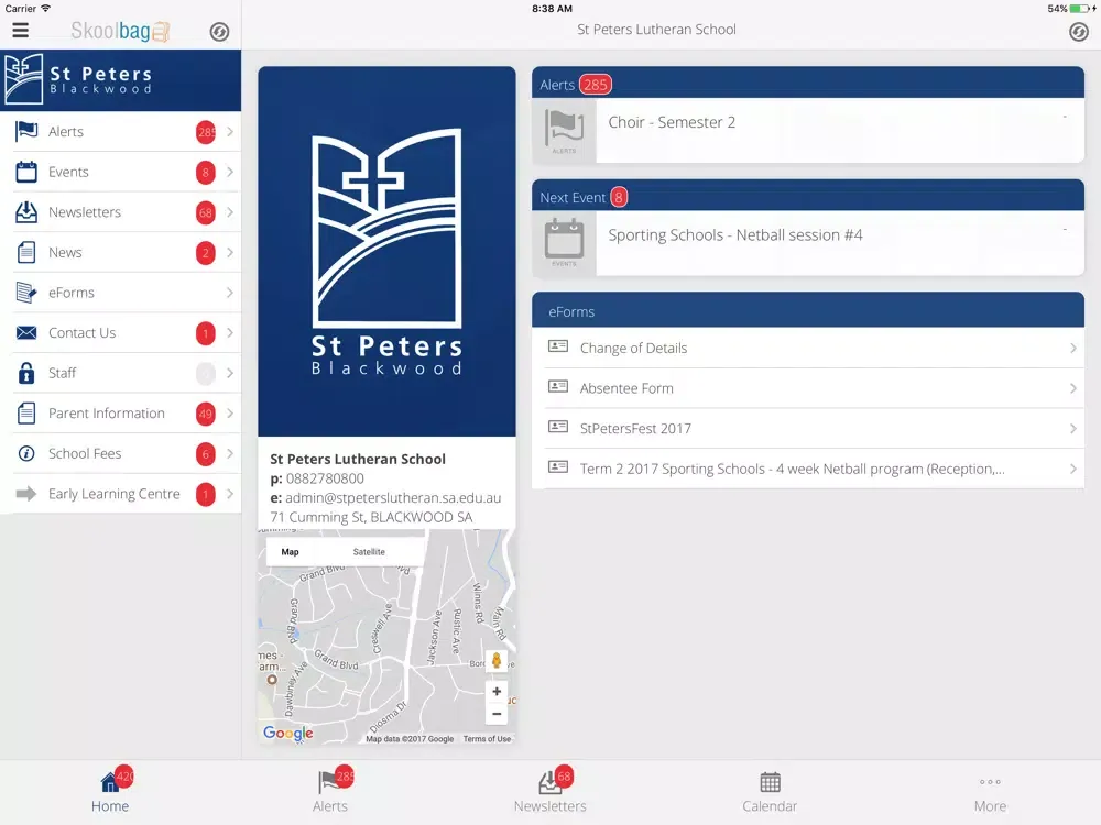 St Peters Lutheran School iPad 应用截图