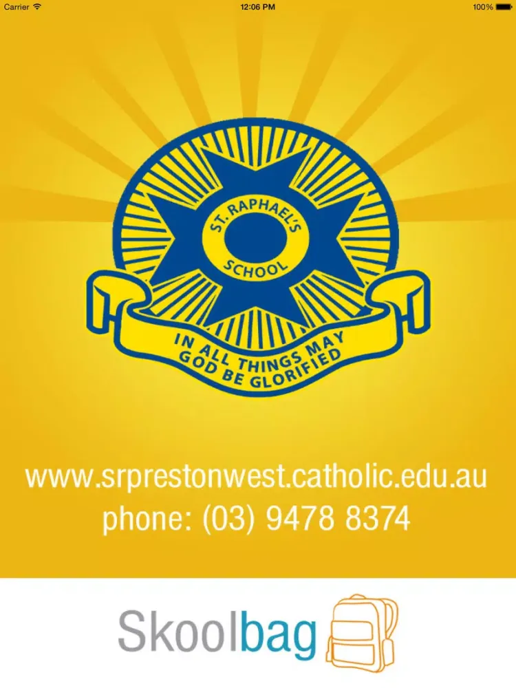 St Raphael's School - Skoolbag iPad  Screenshots