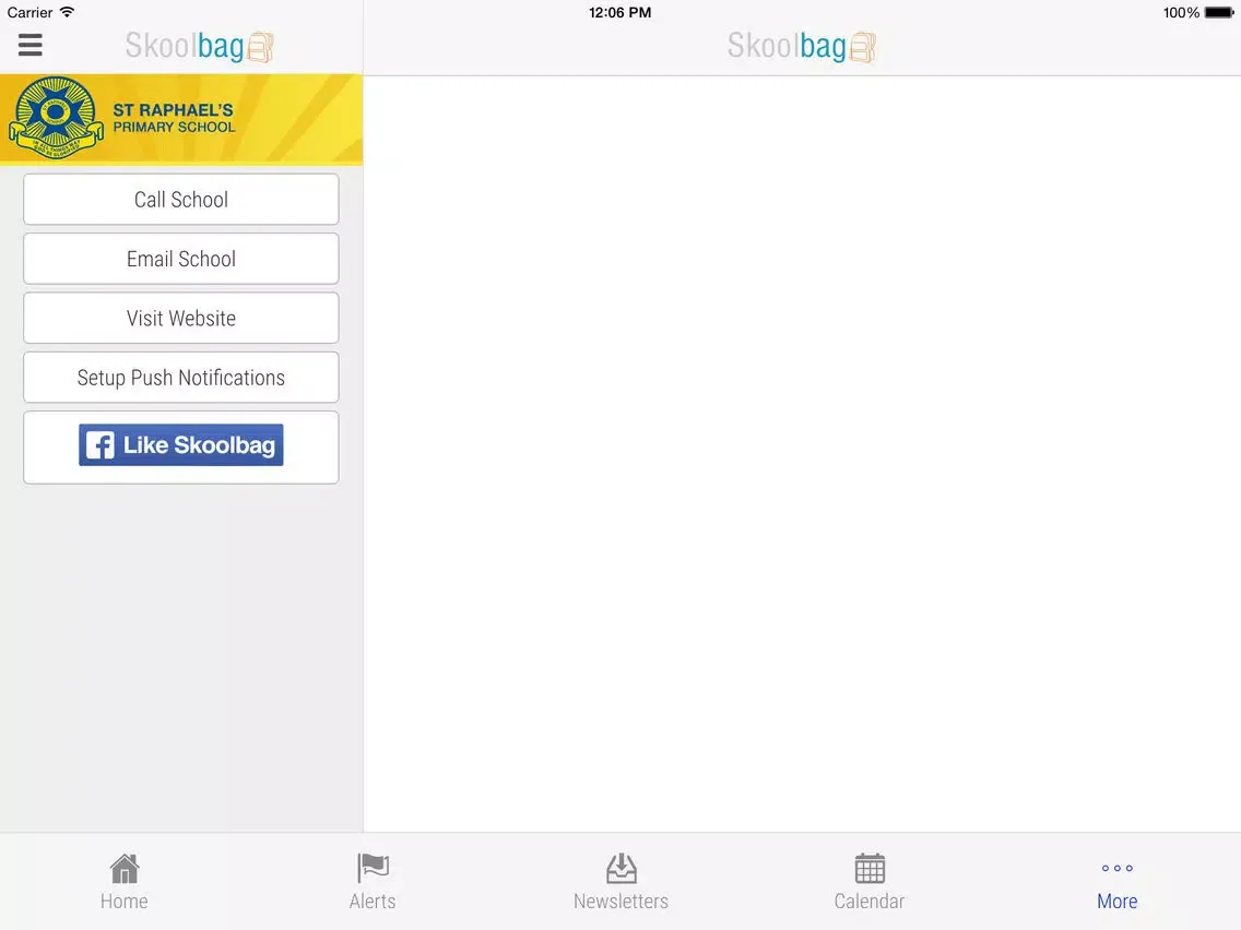 St Raphael's School - Skoolbag iPad  Screenshots