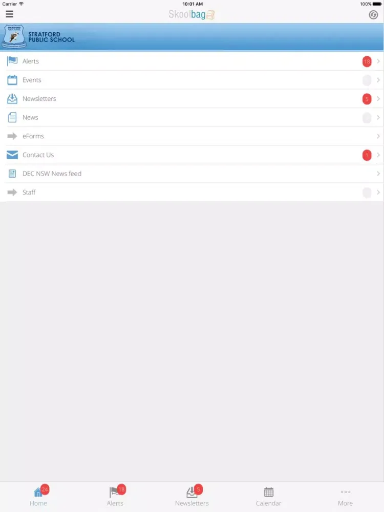 Скриншоты Stratford Public School iPad 