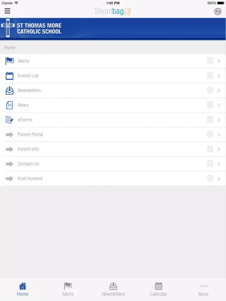 Capturas de tela do St Thomas More School Alfredton - Skoolbag iPad 