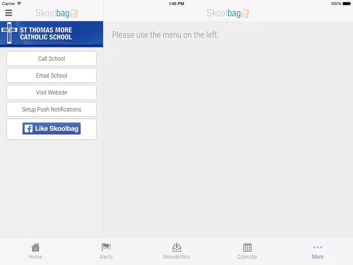 Capturas de tela do St Thomas More School Alfredton - Skoolbag iPad 