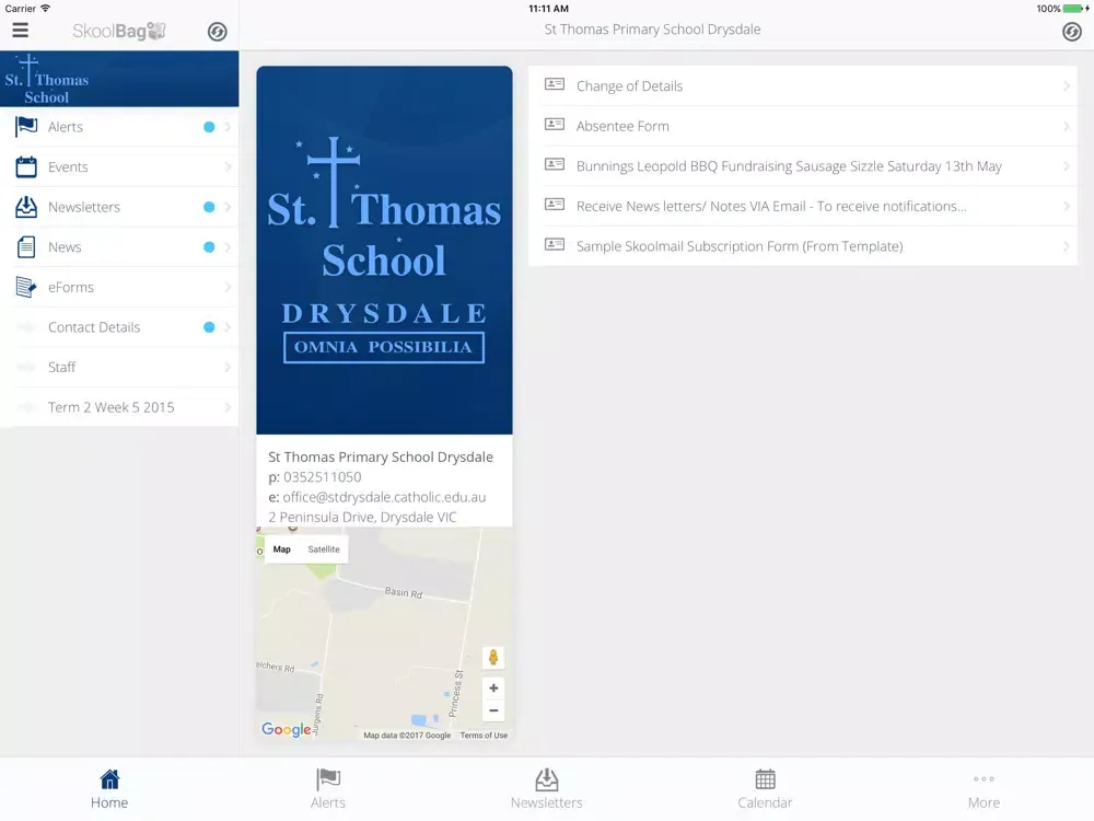 St Thomas Primary School Drysdale - Skoolbag iPad  স্ক্রিনশট