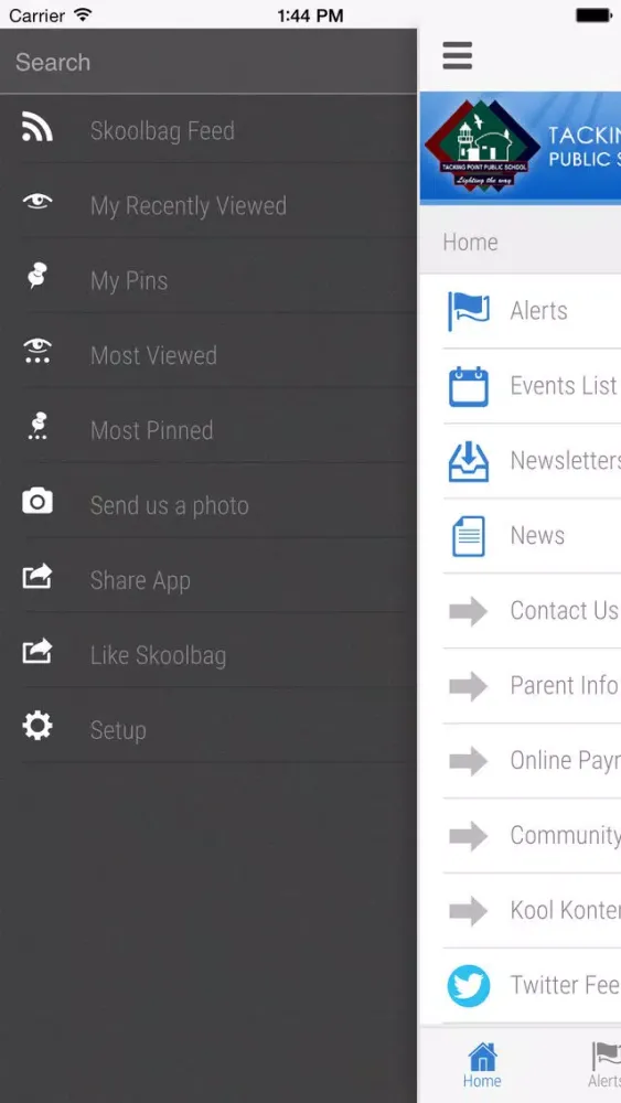 Capturas de pantalla de Tacking Point Public School - Skoolbag