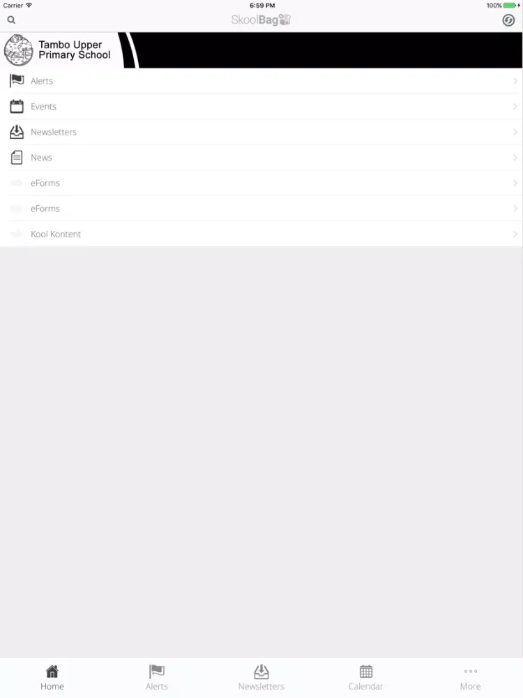 Tambo Upper Primary School iPad  स्क्रीनशॉट