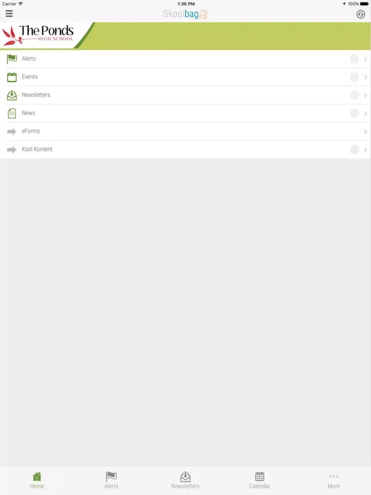 The Ponds High School iPad  স্ক্রিনশট