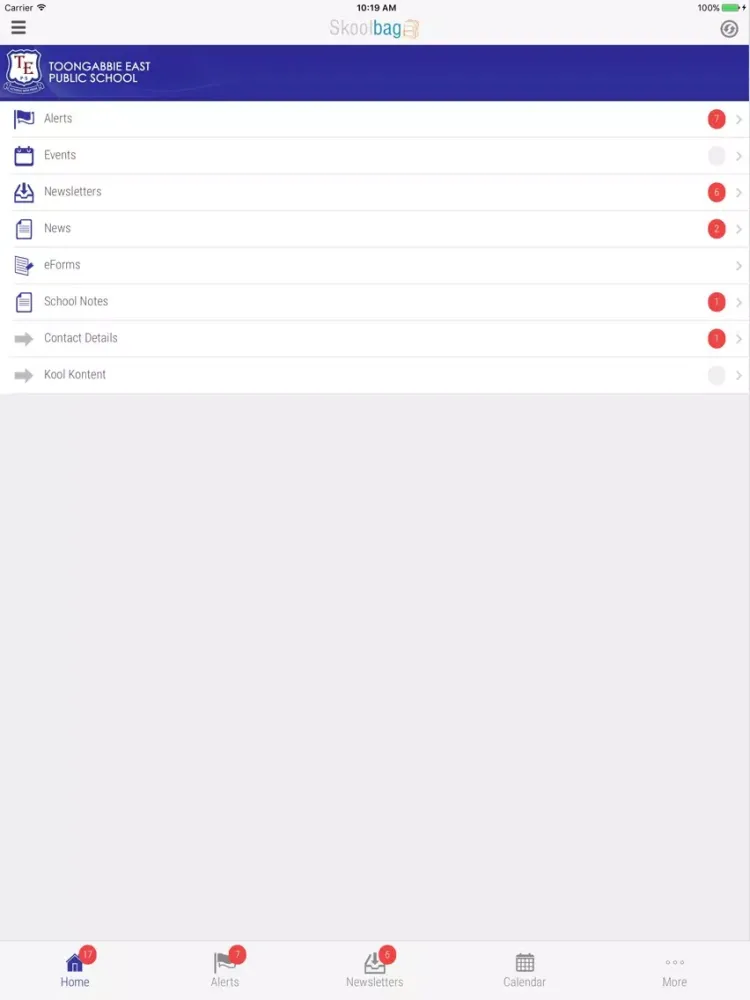 صور Toongabbie East Public School - Skoolbag iPad 