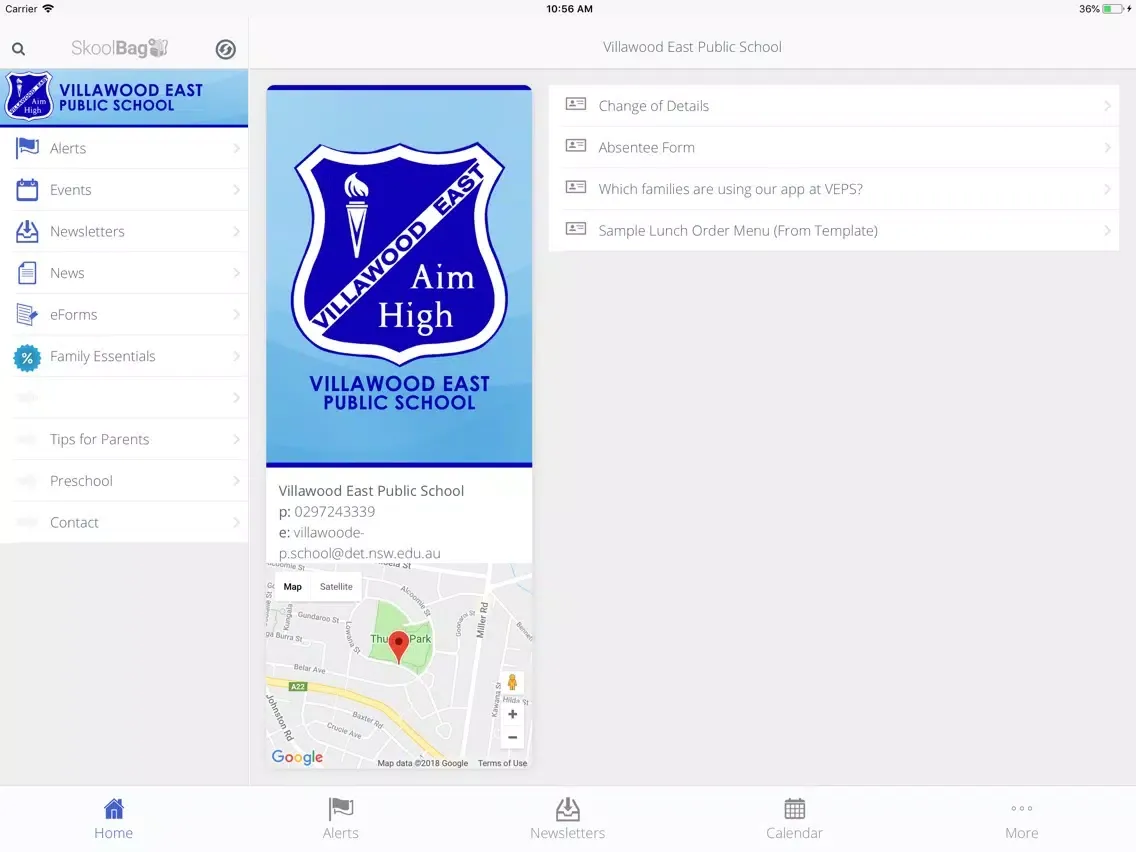 Villawood East Public School iPad 应用截图