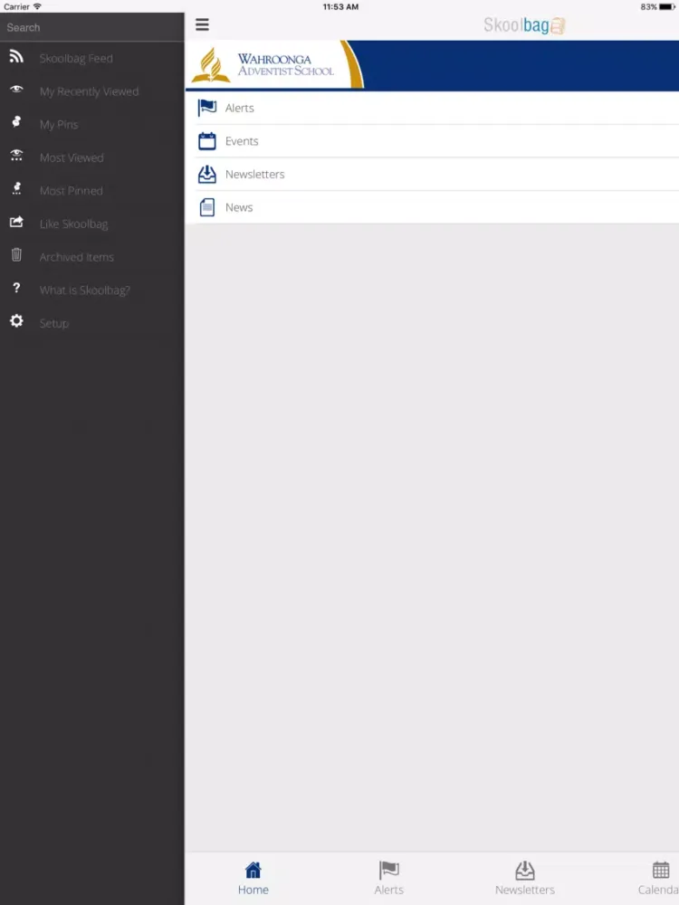 Screenshot di Wahroonga Adventist School iPad 