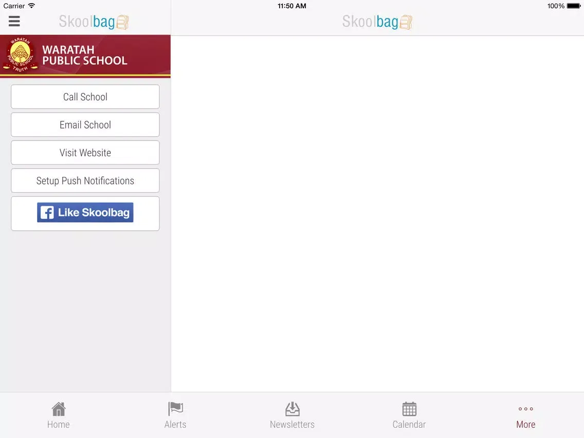 Waratah Public School - Skoolbag iPad  Screenshots