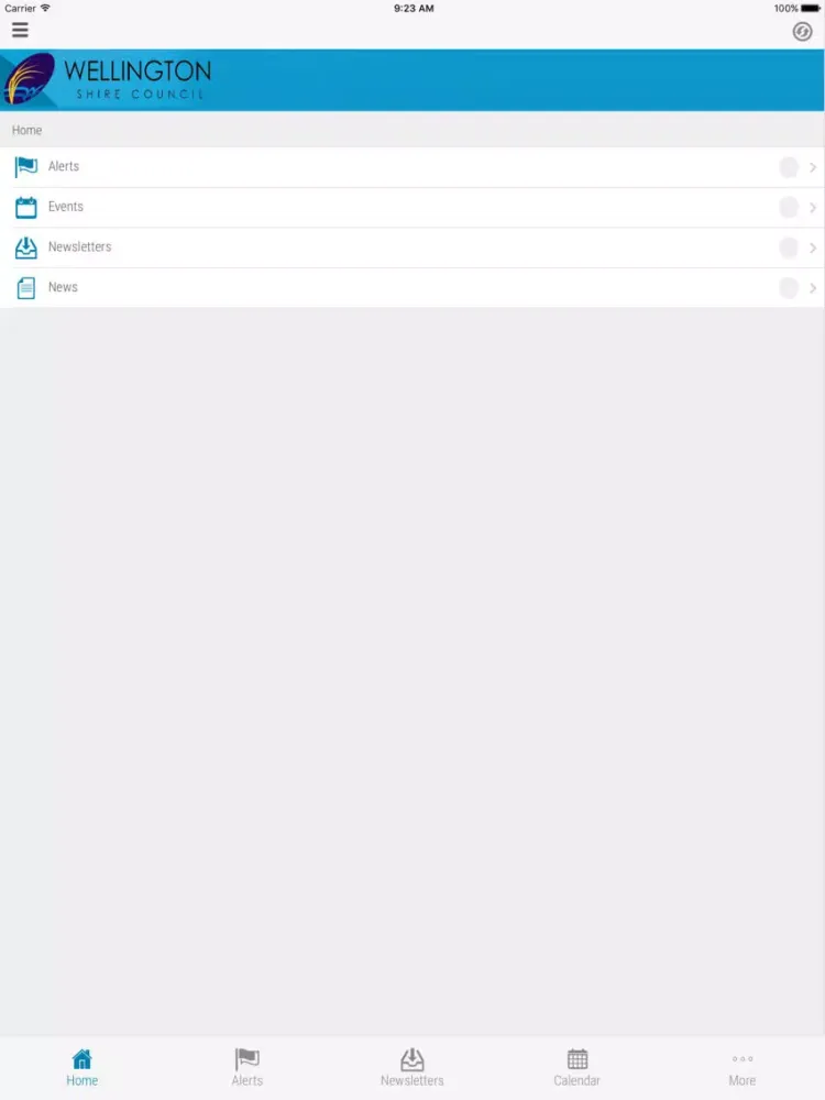 Wellington Shire Council iPad  Screenshots