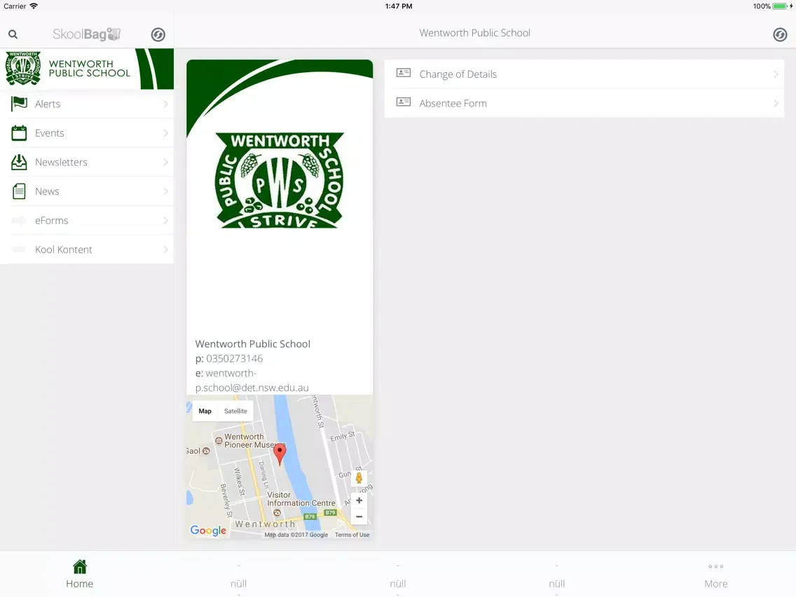 Wentworth Public School iPad  स्क्रीनशॉट